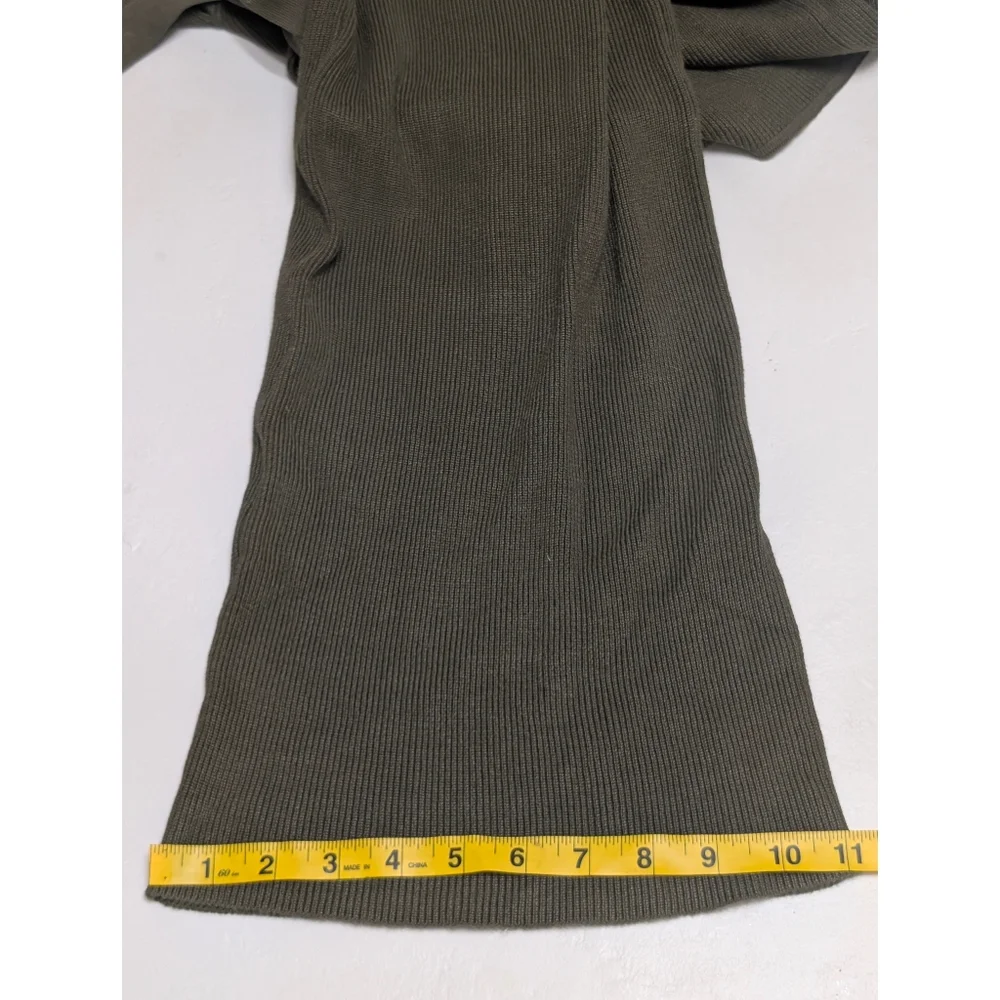 ZARA Knit Cutout Back Midi Dress Women's Size M - Picture 16 of 16